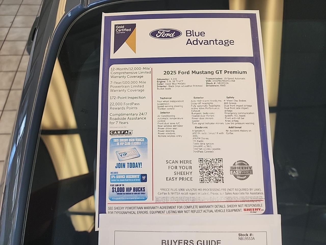2025 Ford Mustang GT Premium Richmond VA