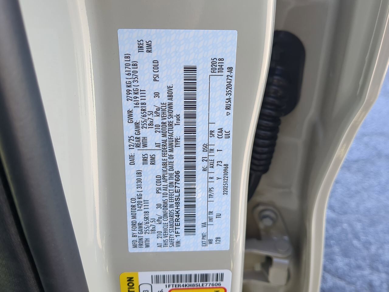 2025 Ford Ranger LARIAT Appleton WI