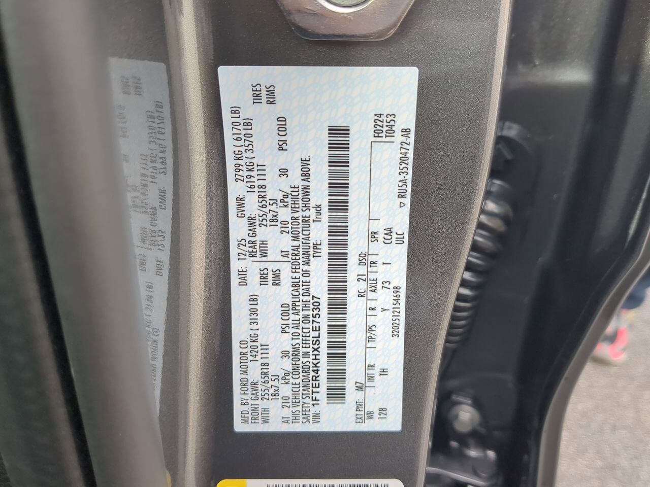 2025 Ford Ranger Lariat Winder GA