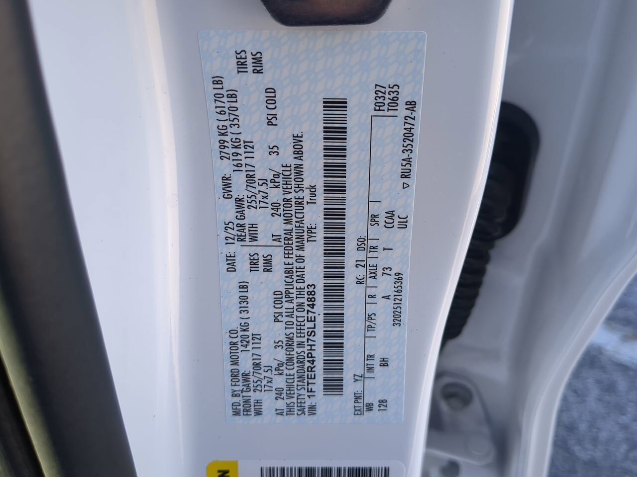 2025 Ford Ranger XL Appleton WI