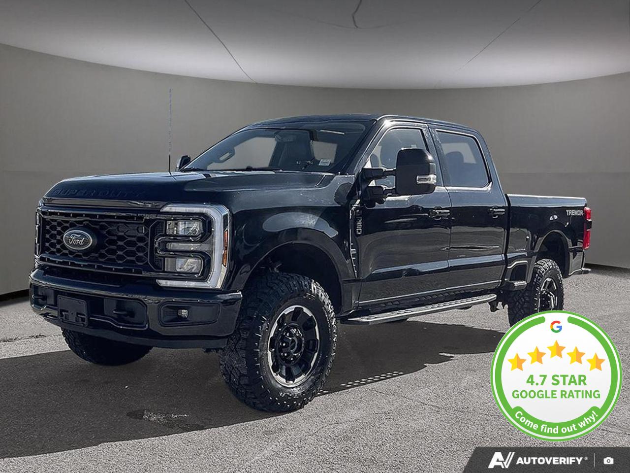 Black 2025 Ford F-350 Super Duty Pickup Truck Four-Wheel Drive Automatic