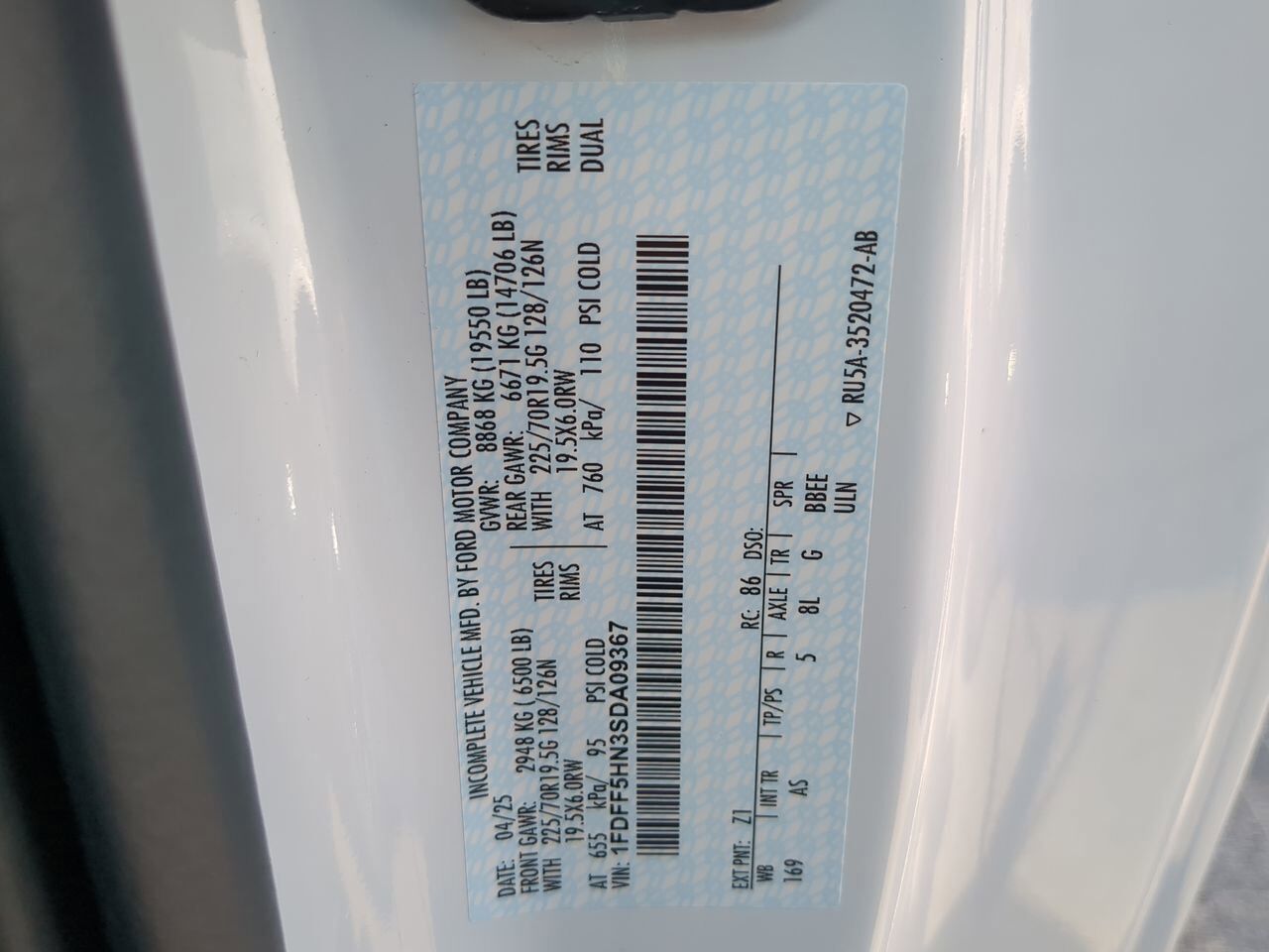 2025 Ford Super Duty F-550 DRW XL Winder GA