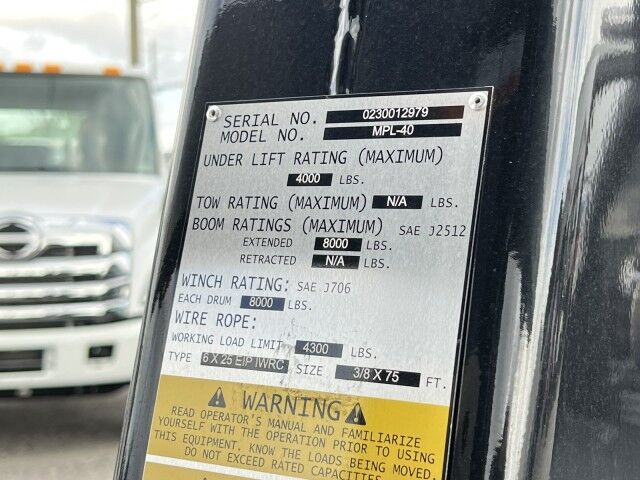 2025 Ford Super Duty F-550 Lariat MPL-40 Standard Duty Wrecker Truck Tampa FL