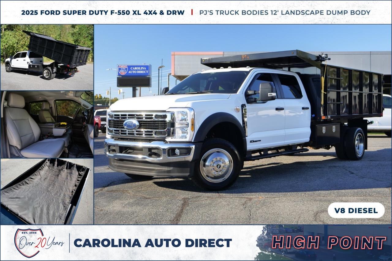 2025 Ford Super Duty F-550 XL 4X4 / DRW / PJ's Truck Bodies Landscape Dump Body