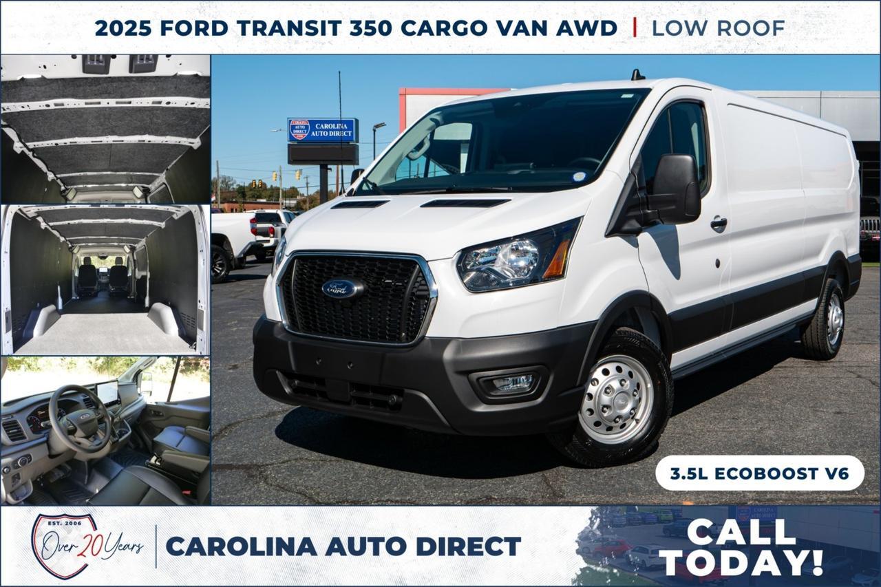 2025 Ford Transit 350 Cargo Van / AWD / Low Roof / 3.5L EcoBoost V6