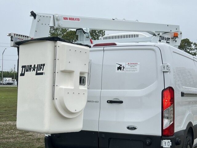 2025 Ford Transit 350 HD Dur-A-Lift DVT-29TS 34&apos; Working Height Cable Splicing Bucket Van - Order Yours! Homestead FL