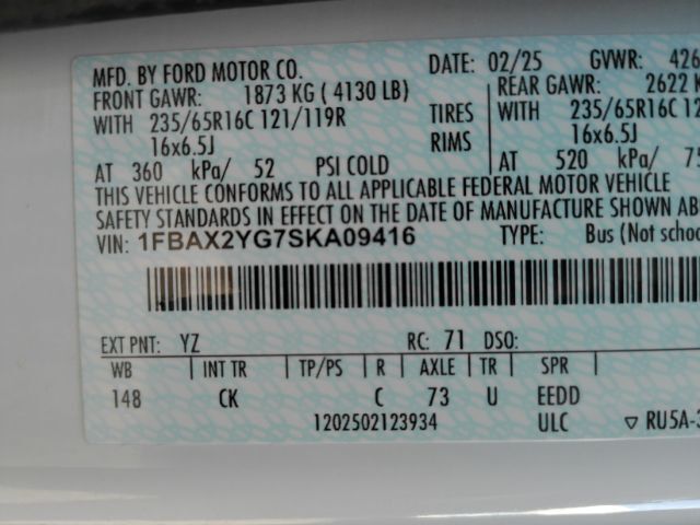 2025 Ford Transit-350 XLT Plano TX