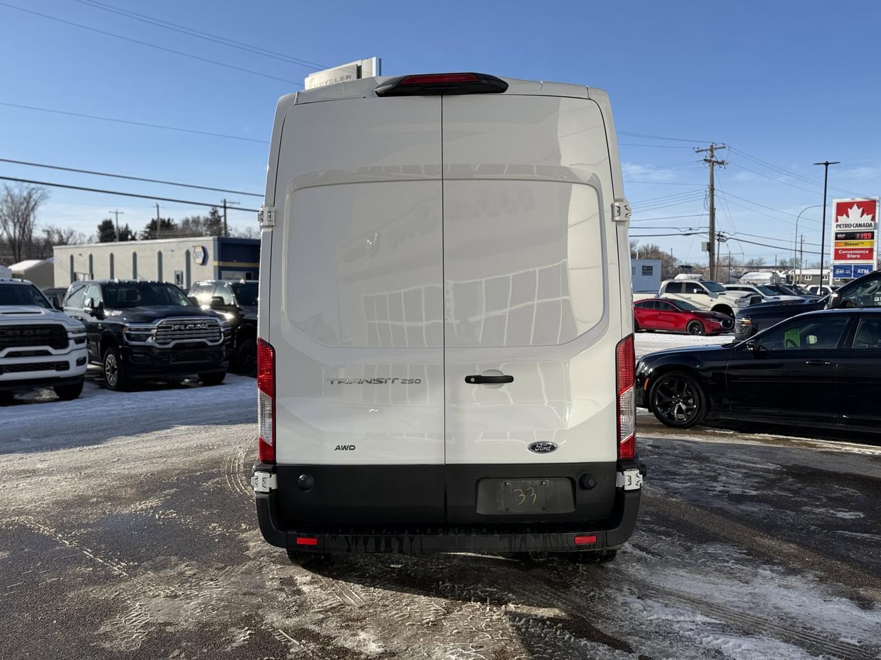 2025 Ford Transit Cargo Van T-250 AWD | Low KMs | V6 | SYNC4 | 12IN Display | Backup Camera Redwater AB