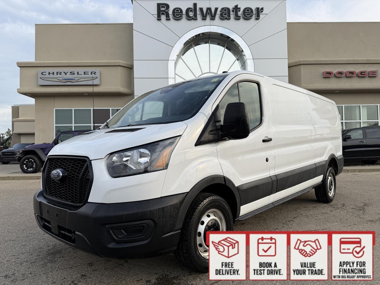 2025 Ford Transit Cargo Van T250 RWD | Low KMs | V6 | Rearview Camera | Bluetooth | Towing Pkg | Remote Keyless Entry