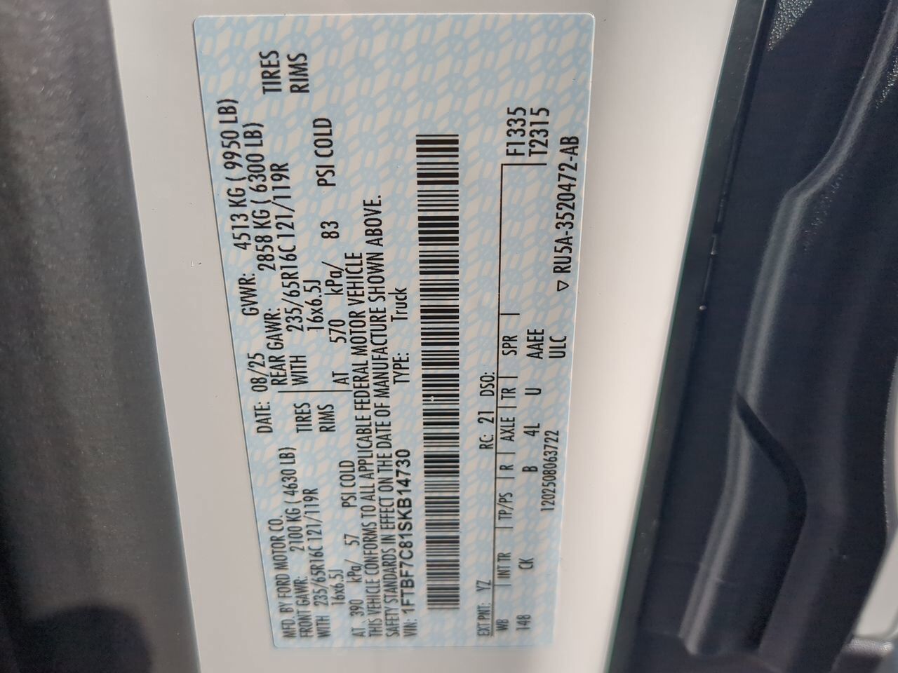 2025 Ford Transit Cargo Van XL Winder GA