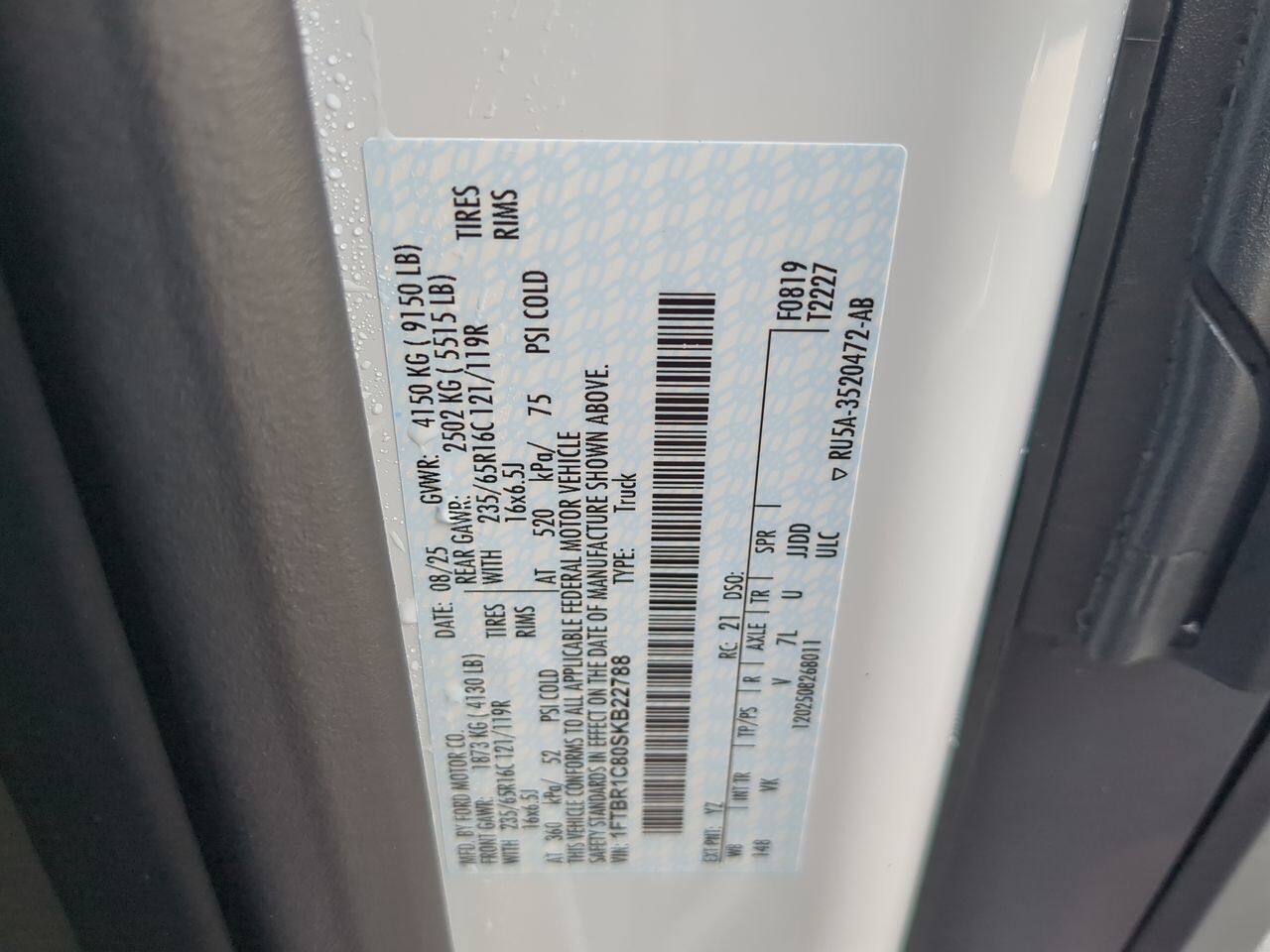 2025 Ford Transit Cargo Van XL Winder GA