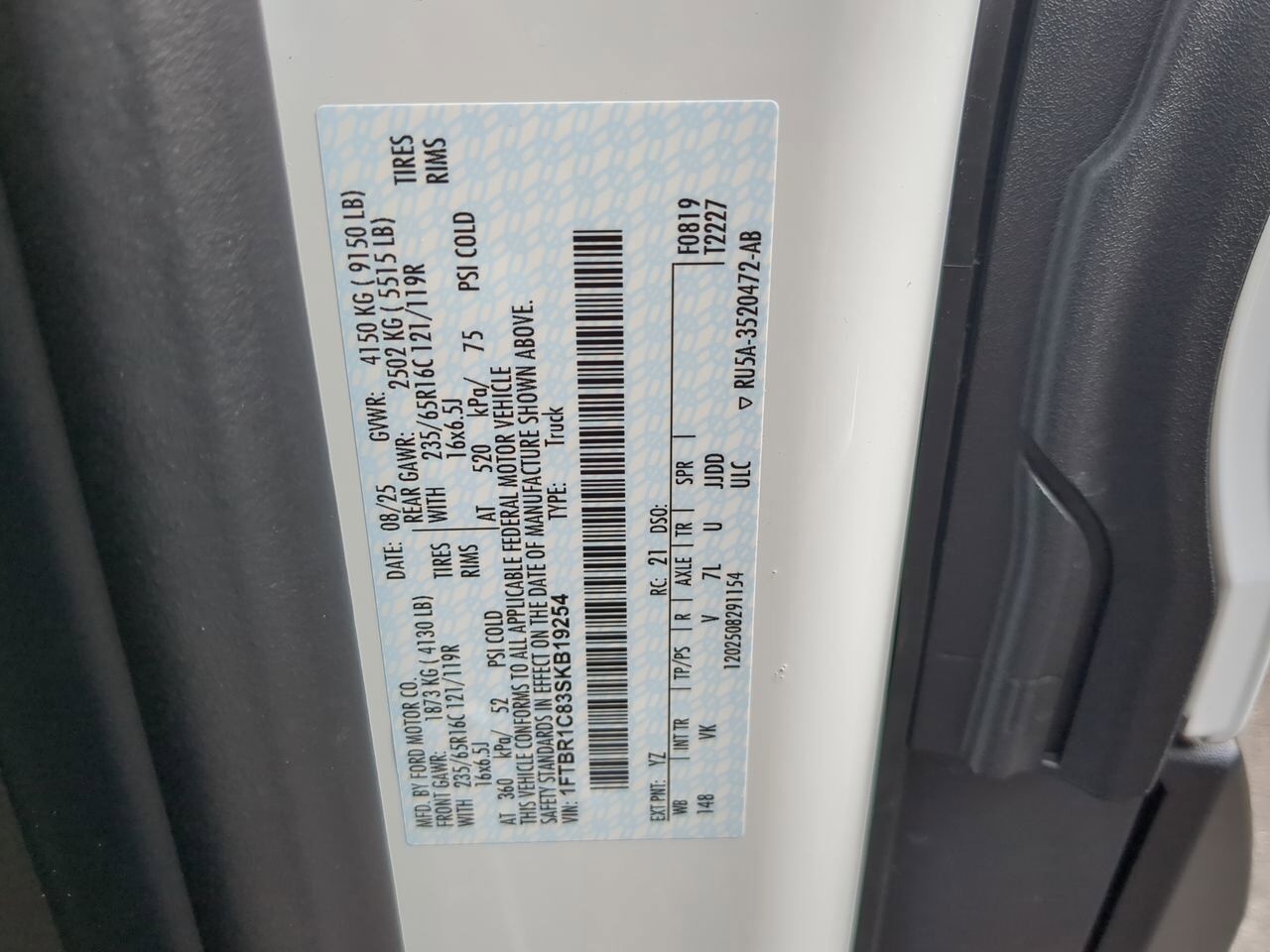 2025 Ford Transit Cargo Van XL Winder GA