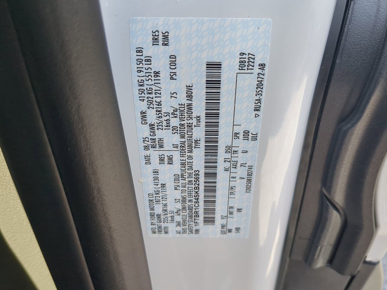 2025 Ford Transit Cargo Van XL Winder GA
