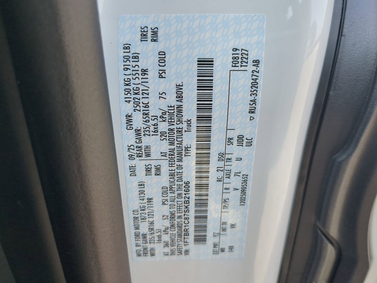 2025 Ford Transit Cargo Van XL Winder GA