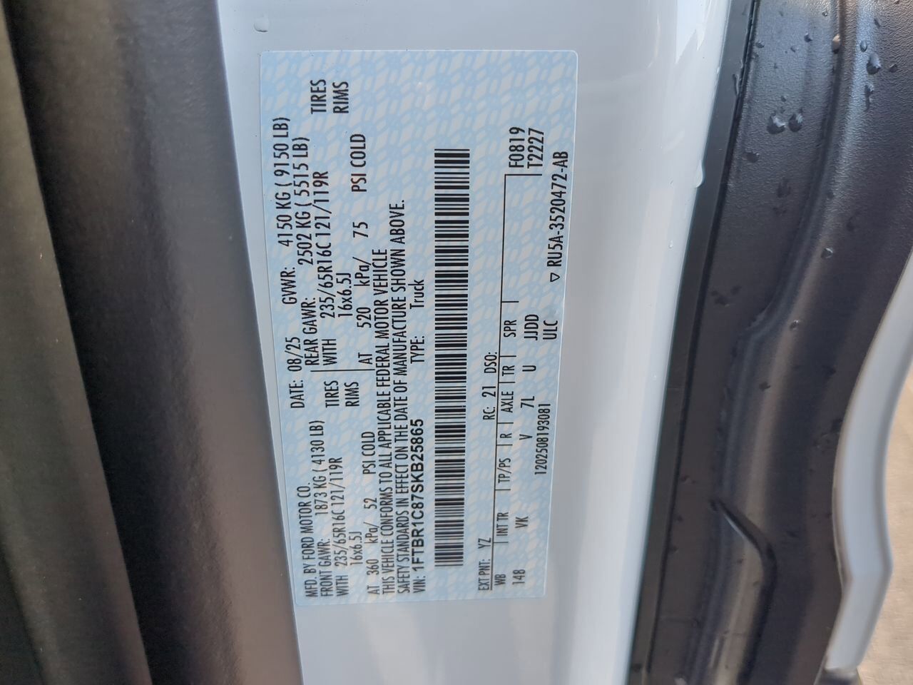 2025 Ford Transit Cargo Van XL Winder GA