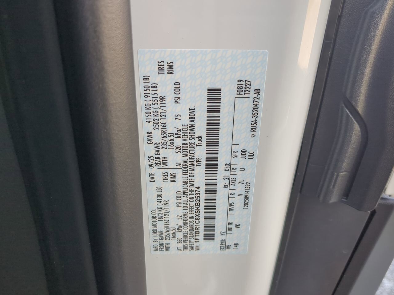 2025 Ford Transit Cargo Van XL Winder GA