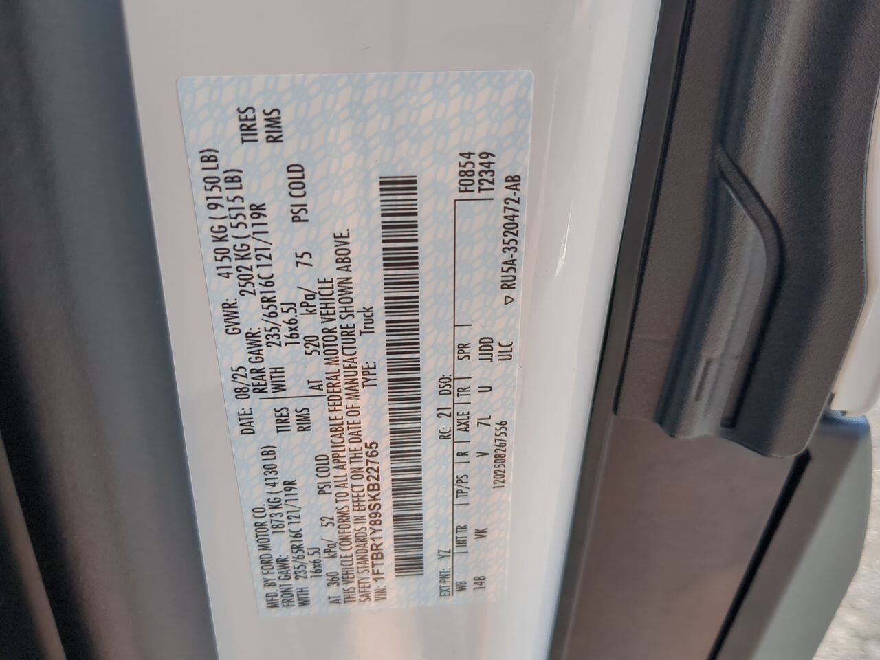 2025 Ford Transit Cargo Van XL Winder GA