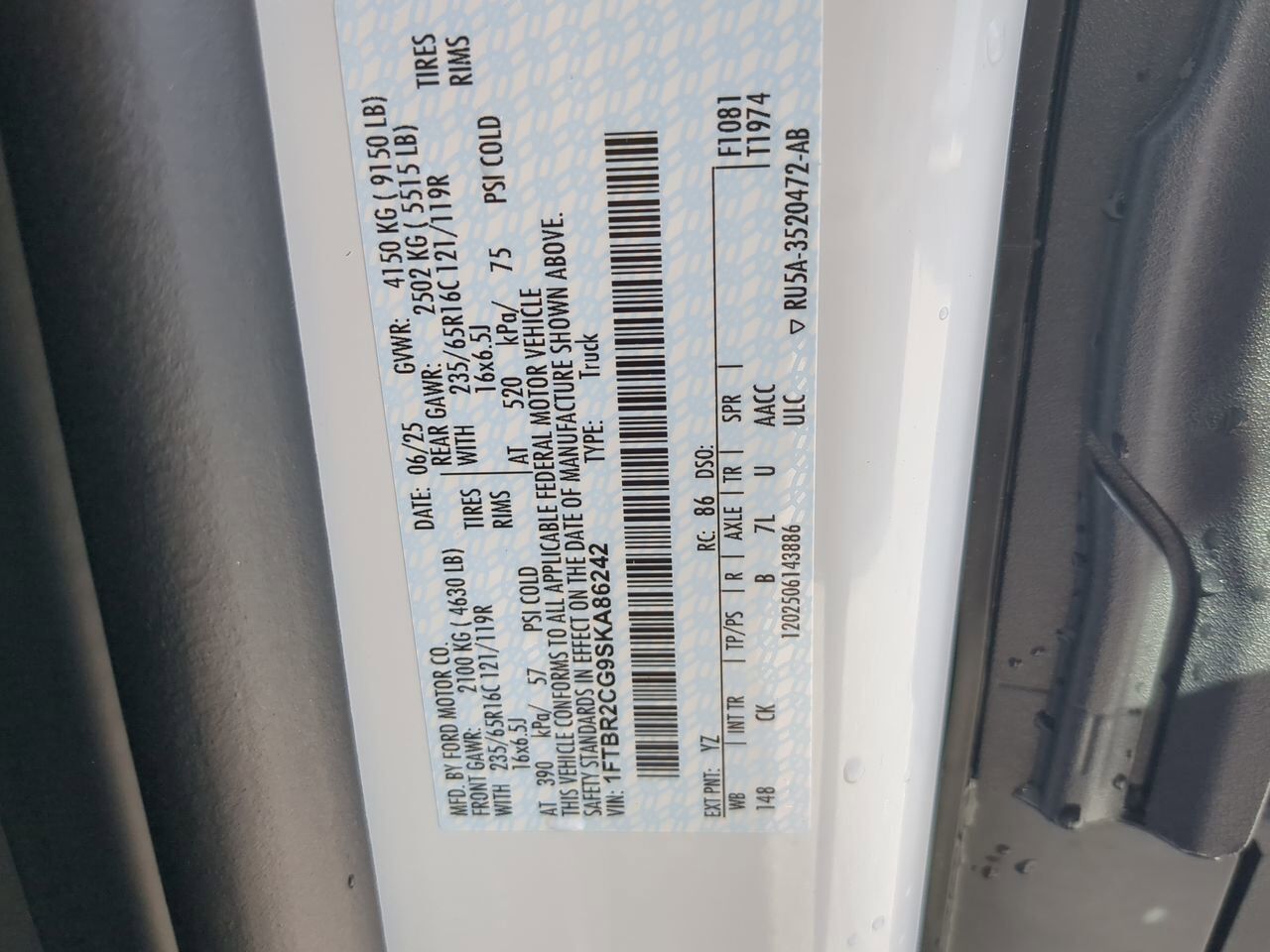 2025 Ford Transit Cargo Van XL Winder GA