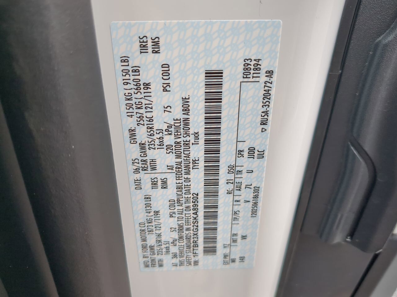 2025 Ford Transit Cargo Van XL Winder GA