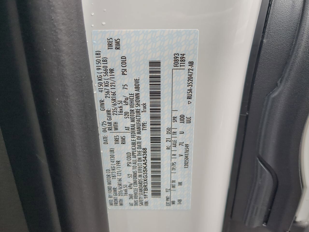 2025 Ford Transit Cargo Van XL Winder GA