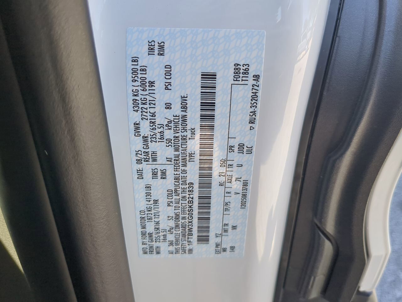 2025 Ford Transit Cargo Van XL Winder GA