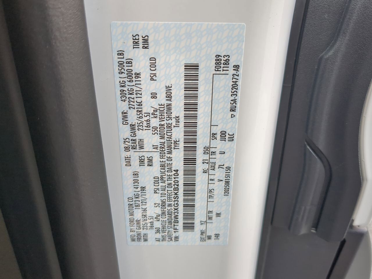 2025 Ford Transit Cargo Van XL Winder GA
