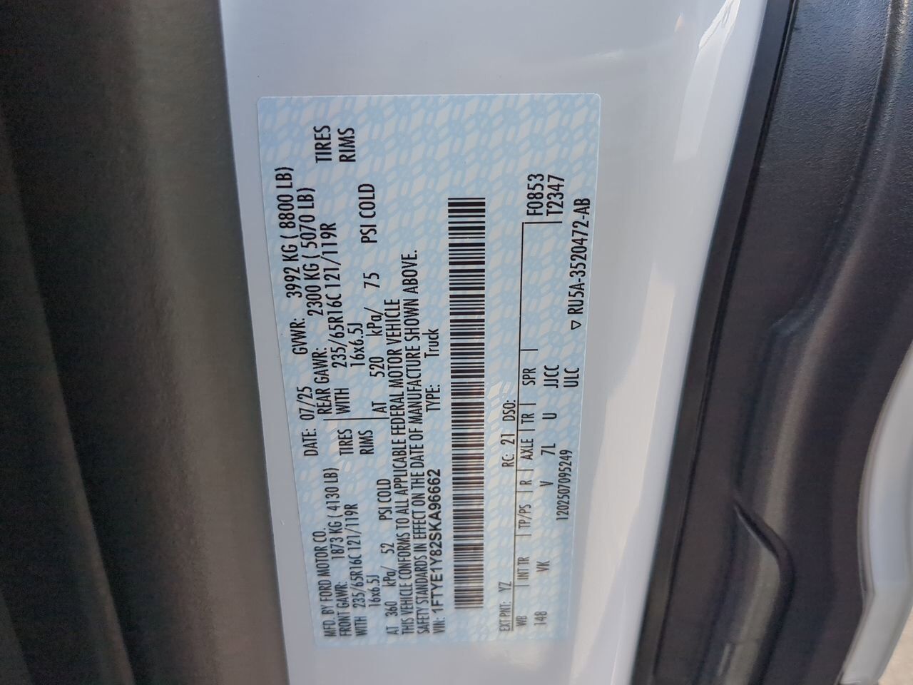2025 Ford Transit Cargo Van XL Winder GA