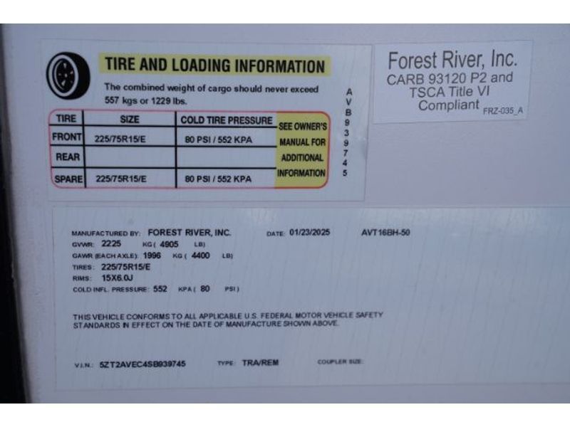 2025 Forest River Avenger M-16BH Huntington UT