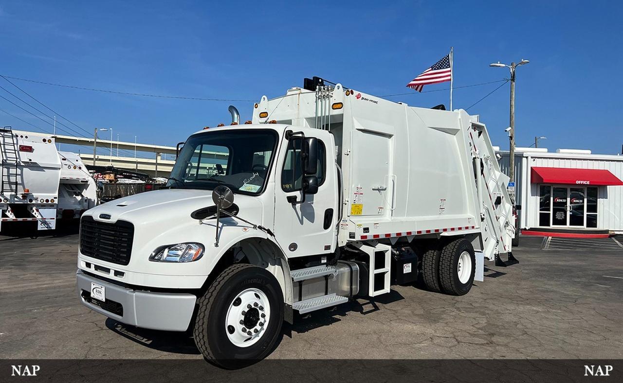 2025 Freightliner M2 106 20 Yard Pac MAc Rear Loader Garbage Truck