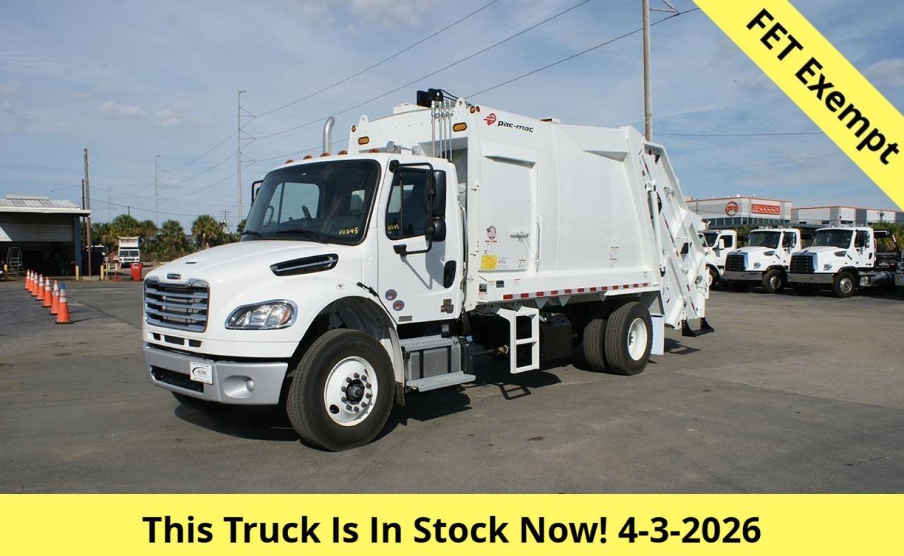 2025 Freightliner M2 106 20 Yard Pac Mac Rear Loader Garbage Truck