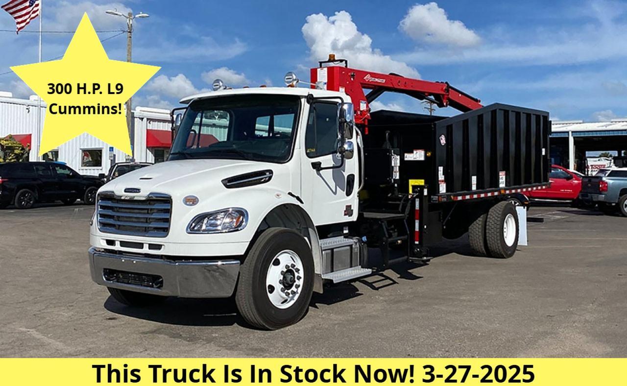 2025 Freightliner M2 106 24 Yard Pac Mac Grapple Truck Tampa FL