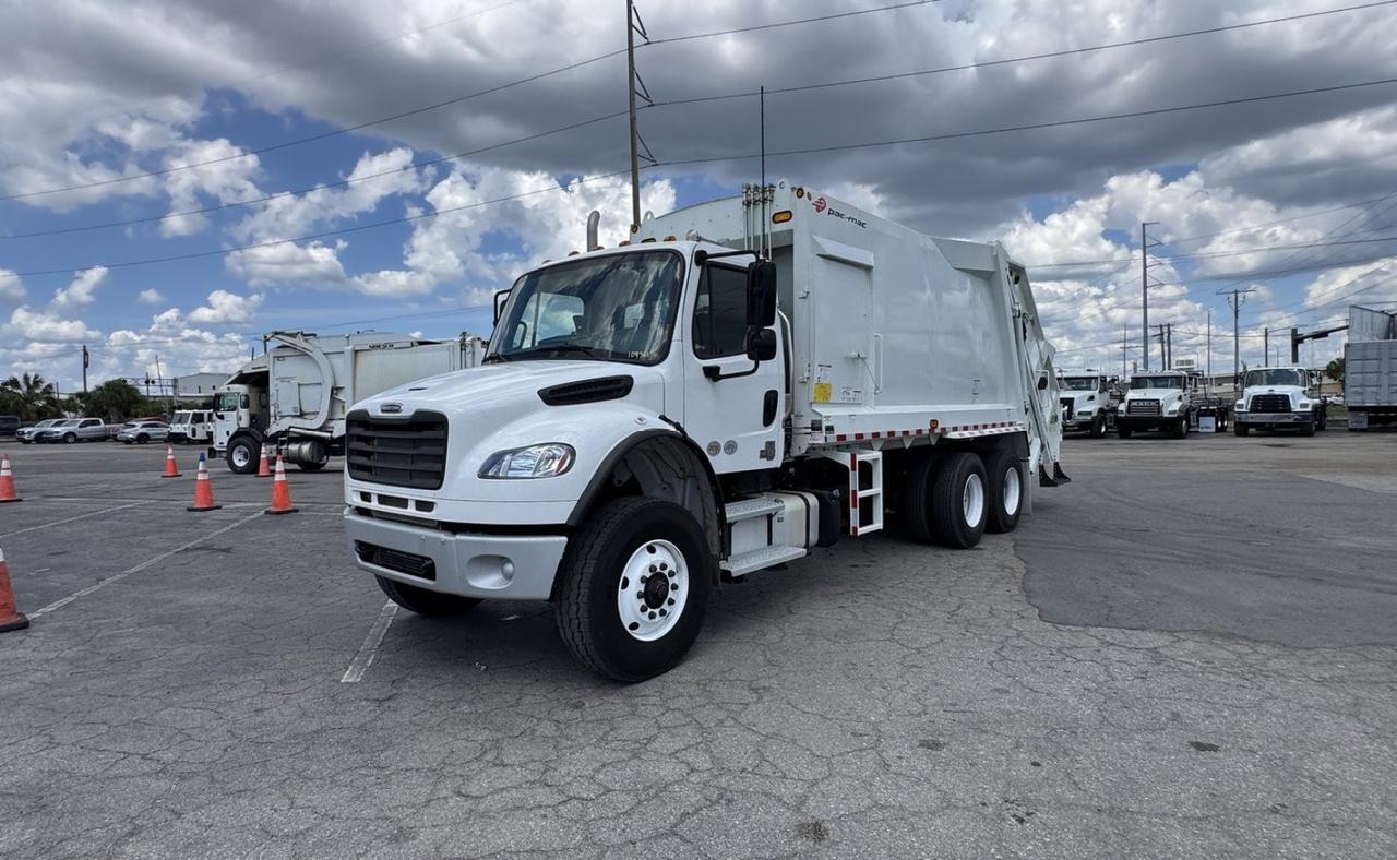 2025 Freightliner M2 106 25 Yard Pac Mac Rear Loader Garbage Truck