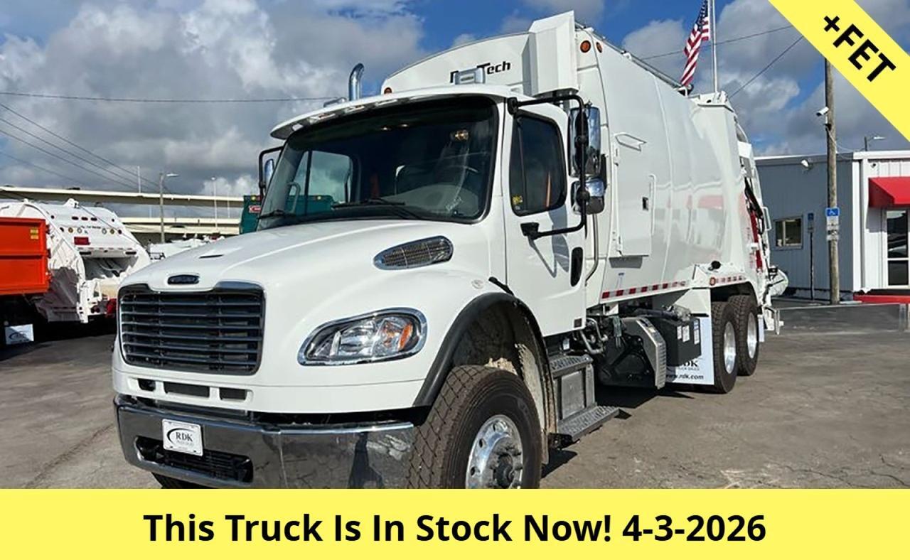 2025 Freightliner M2 106 25 Yard PacTech Rear Loader Garbage Truck