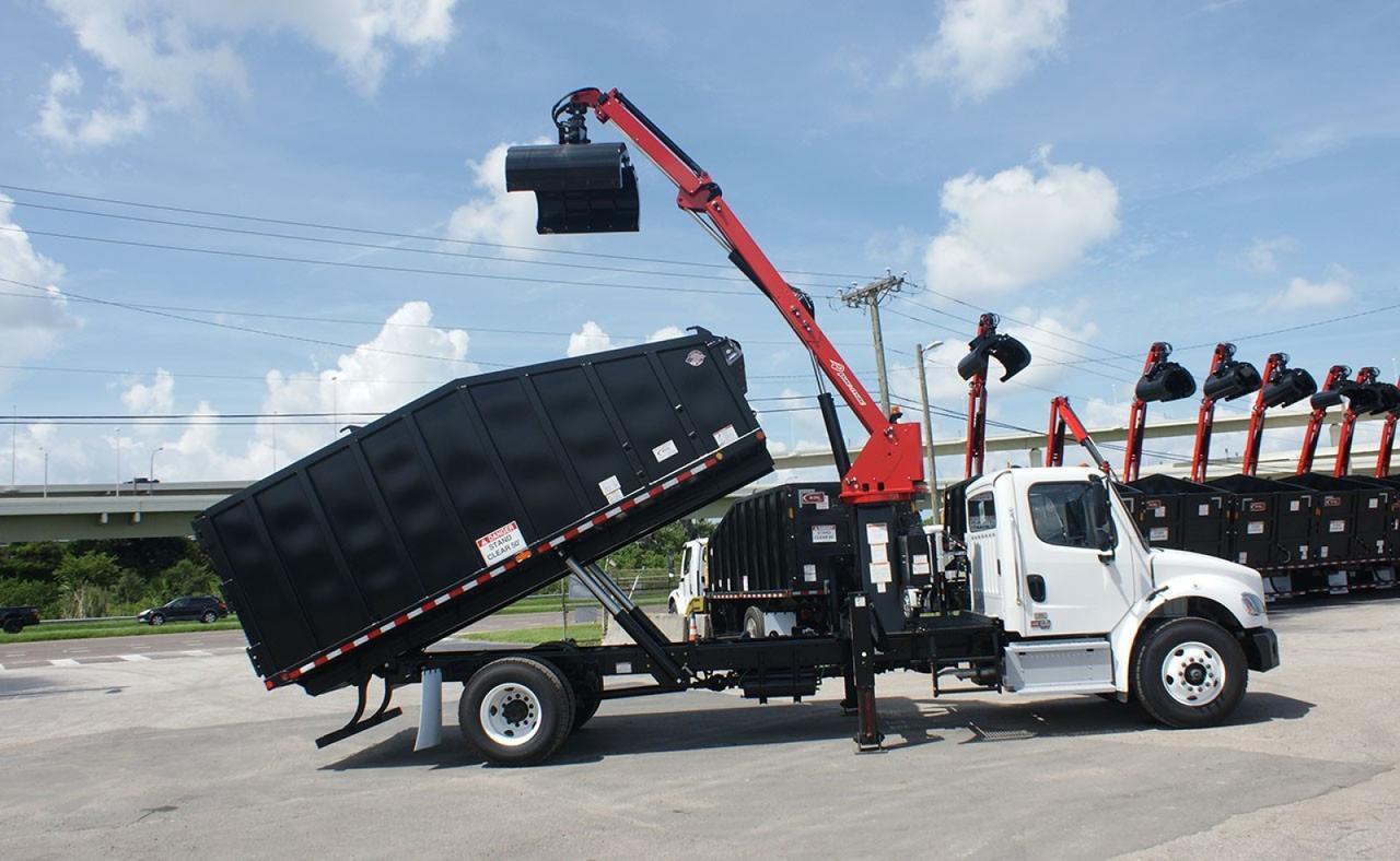 2025 Freightliner M2 106 28 Yard Pac Mac Grapple Truck Tampa FL