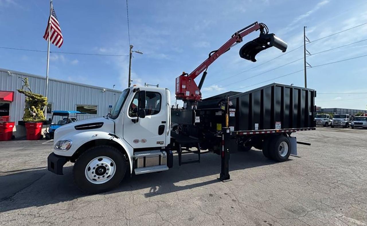 2025 Freightliner M2 106 28 Yard Pac Mac HJ Grapple Truck Tampa FL
