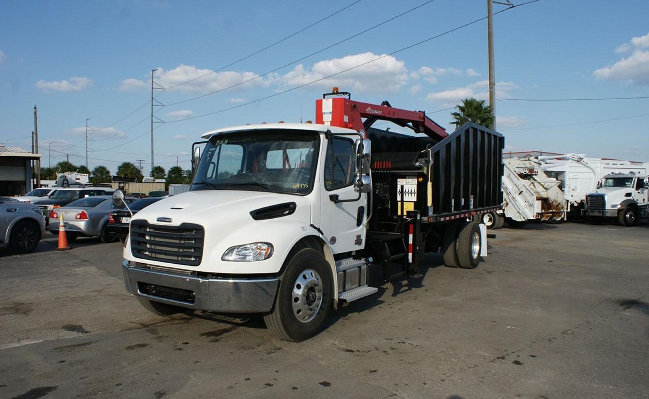 2025 Freightliner M2 106 28 Yard Pac Mac ML Grapple Truck