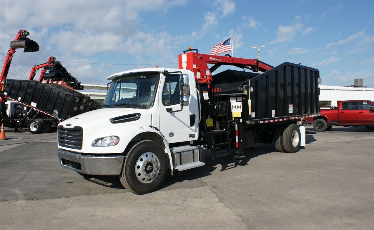 2025 Freightliner M2 106 28 Yard Pac Mac ML Grapple Truck