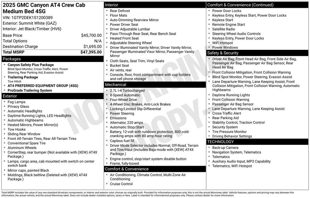 2025 GMC Canyon AT4