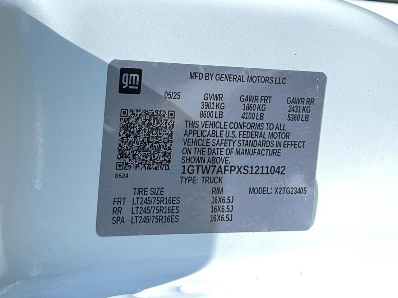 2025 GMC Savana 2500 Work Van Hagerstown MD