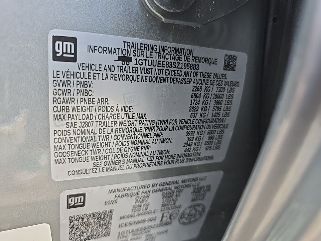 2025 GMC Sierra 1500 4x4 Crew Cab AT4 Minocqua WI