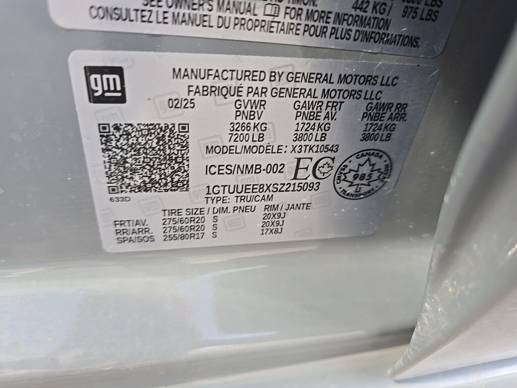 2025 GMC Sierra 1500 4x4 Crew Cab AT4 Minocqua WI