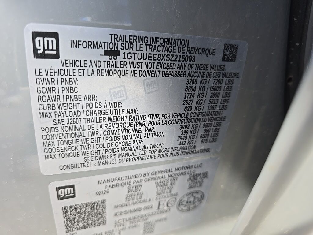 2025 GMC Sierra 1500 4x4 Crew Cab AT4 Minocqua WI