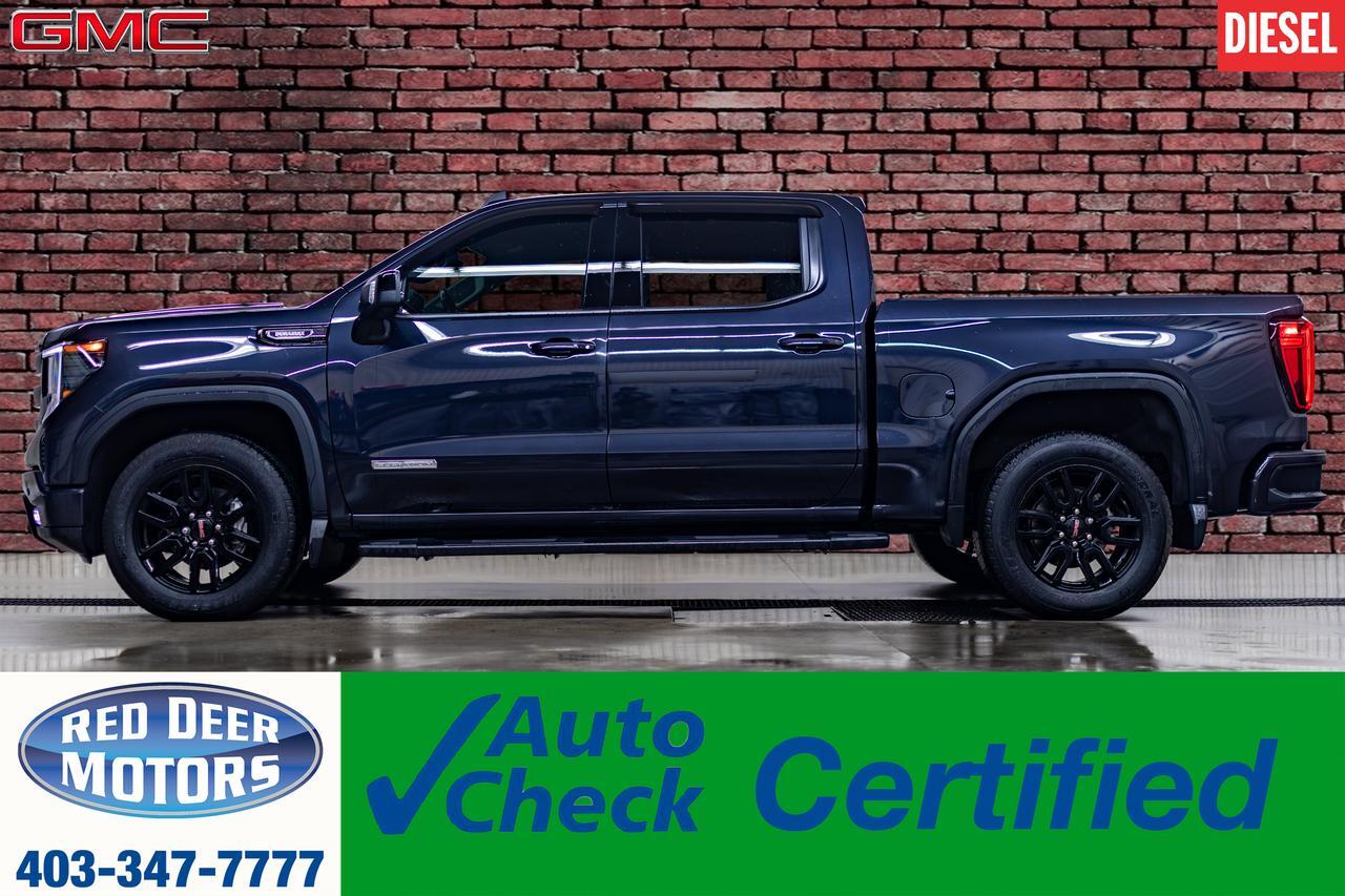 2025 GMC Sierra 1500 4x4 Crew Cab Elevation Diesel Leather Nav BCam