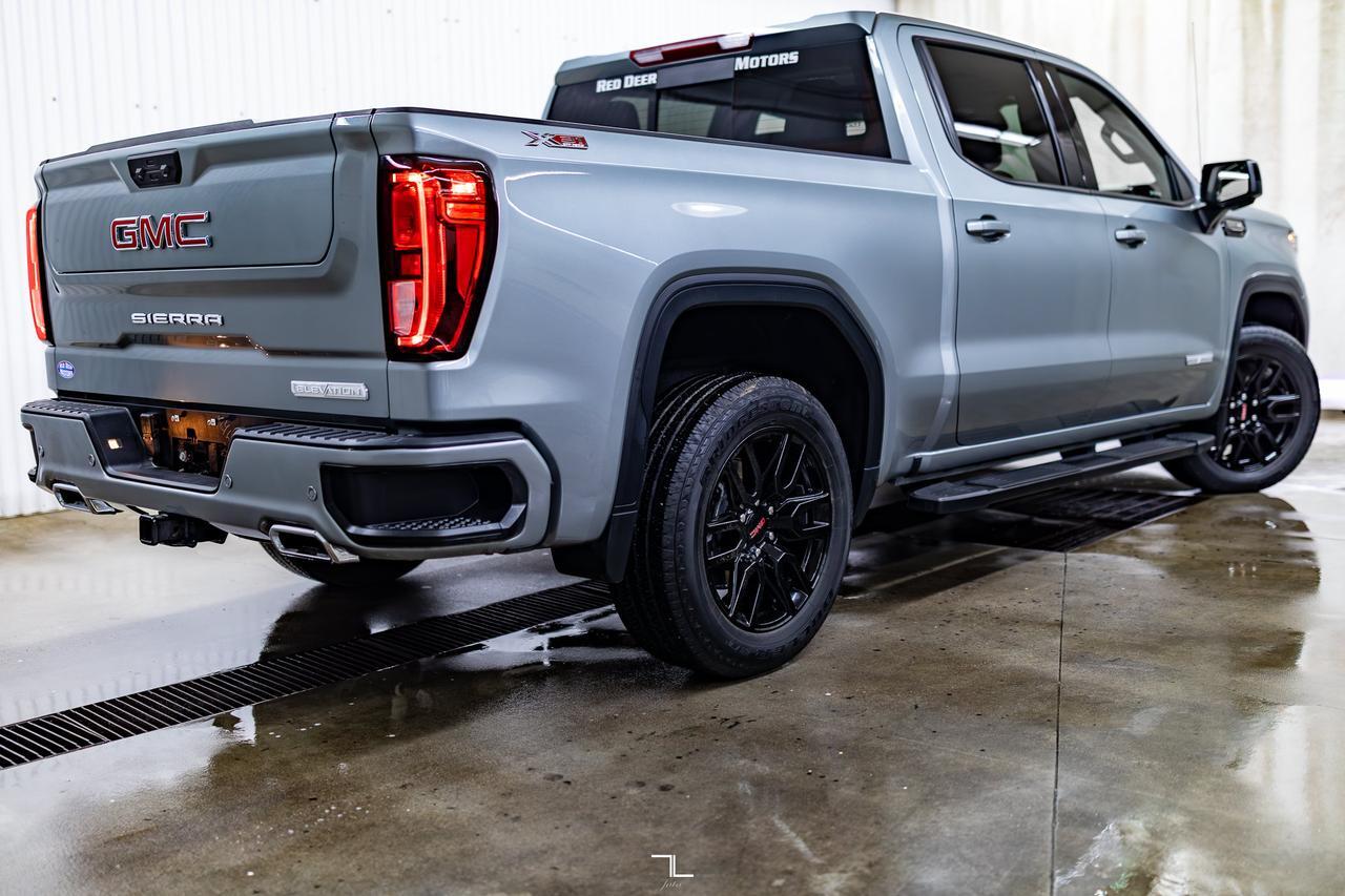 2025 GMC Sierra 1500 4x4 Crew Cab Elevation X31 Leather Roof Nav Red Deer AB
