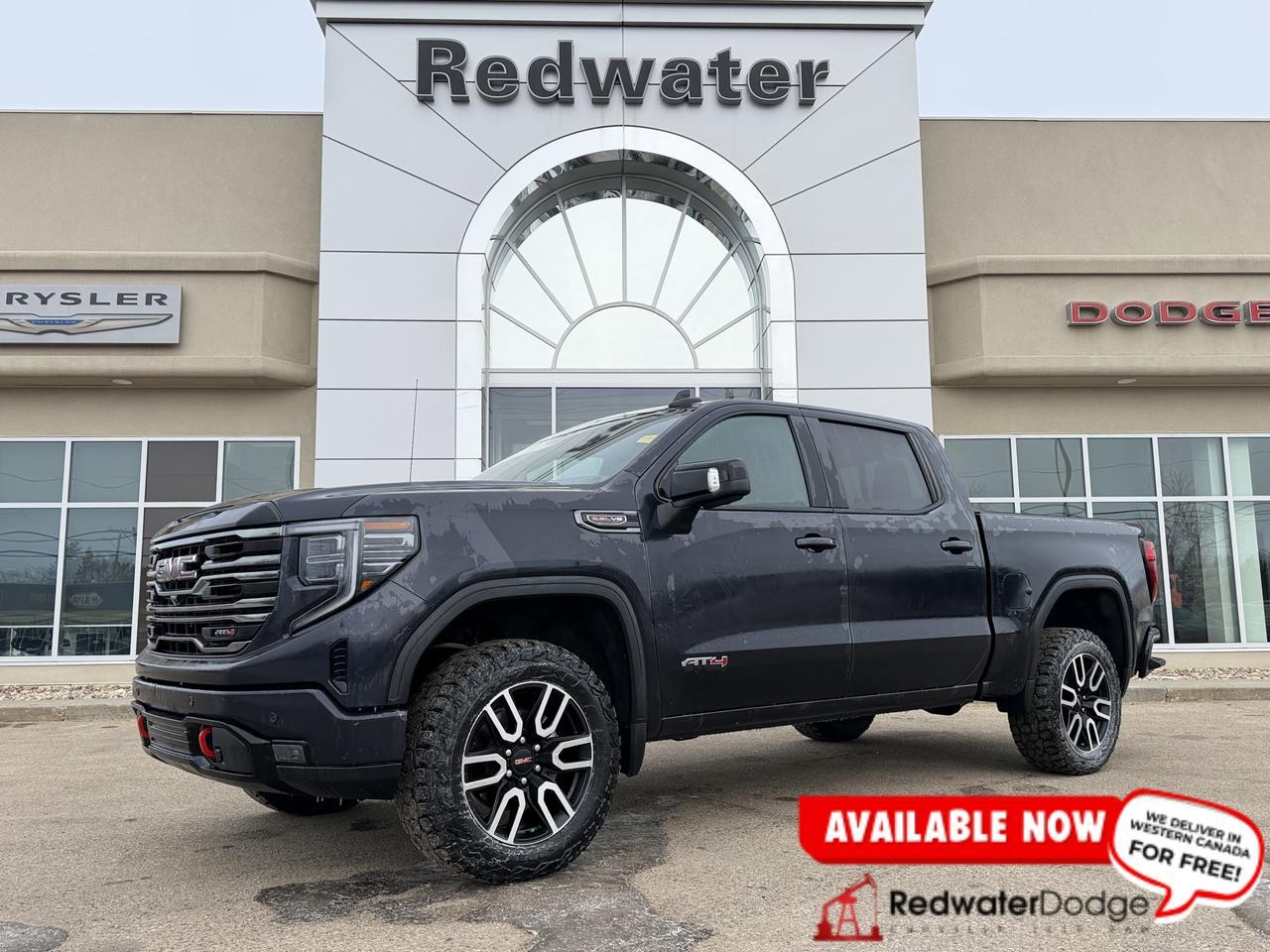2025 GMC Sierra 1500 AT4 | Tech Pkg | Tow Package | Multi Function Tailgate | Leather | Bose Audio | Tonneau Cover