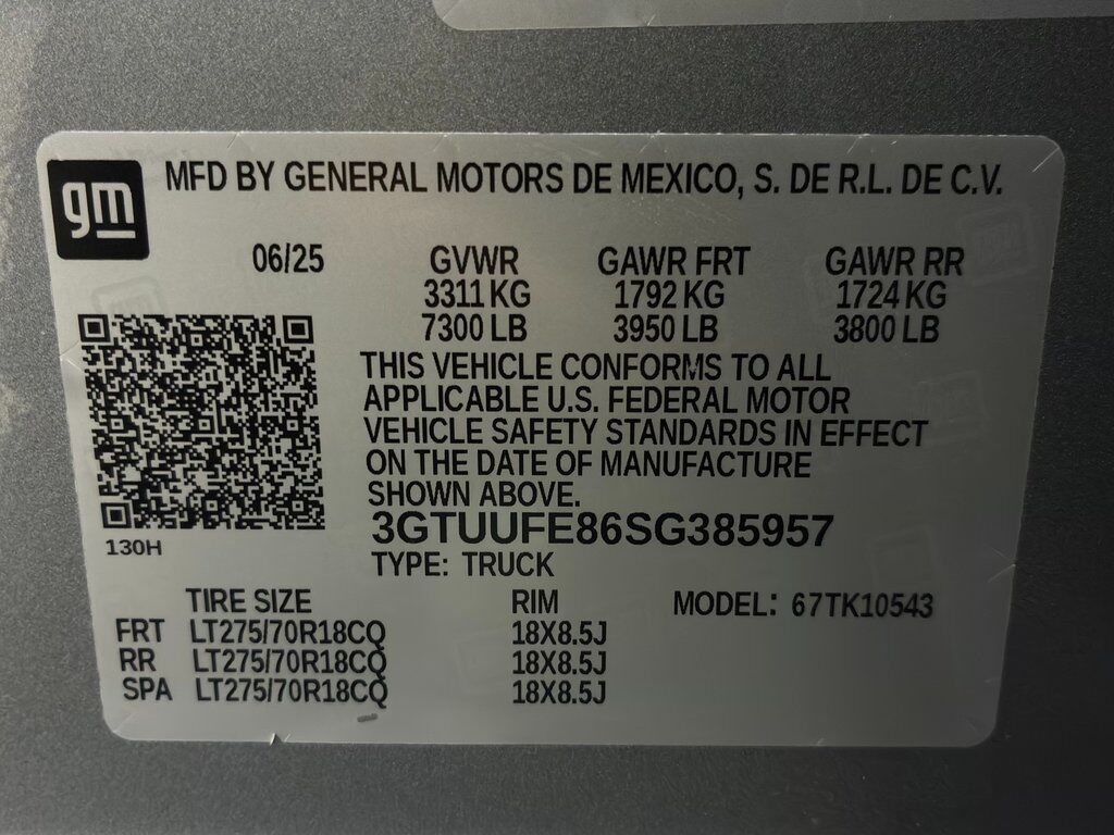 2025 GMC Sierra 1500 AT4X Loveland CO