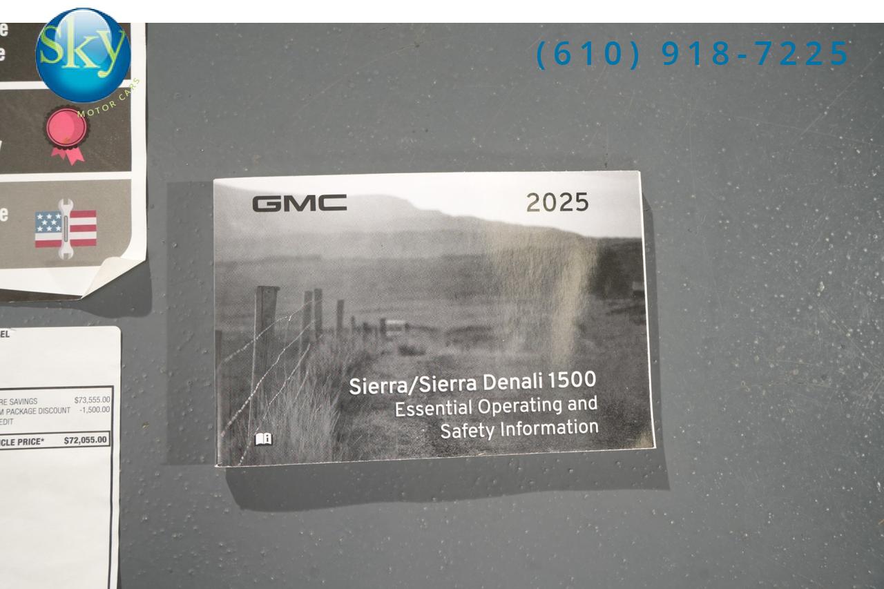 2025 GMC Sierra 1500 Crew Cab 4WD AT4 BLACK WIDOW DIESEL West Chester PA