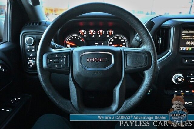 2025 GMC Sierra 1500 PRO / 4X4 / Single Cab / Power Drivers Seat / Lane Departure & Forward Collision Alert / Apple CarPlay & Android Auto / Keyless Entry & Start / Block Heater / Tow Pkg / 26 Inch Wheels / Only 1K Miles / 1-Owner Anchorage AK