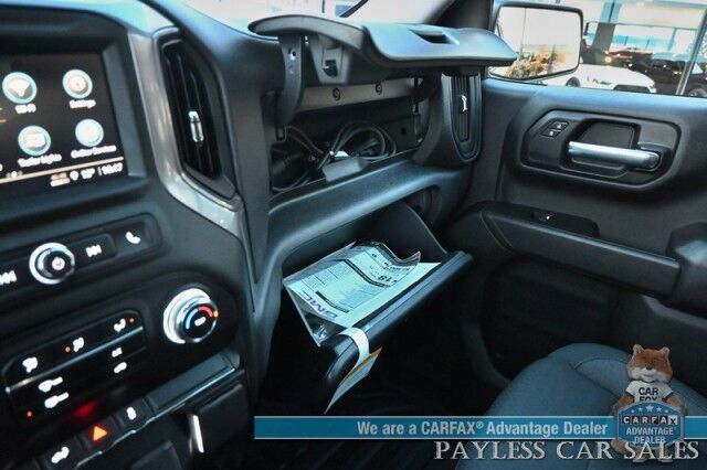 2025 GMC Sierra 1500 PRO / 4X4 / Single Cab / Power Drivers Seat / Lane Departure & Forward Collision Alert / Apple CarPlay & Android Auto / Keyless Entry & Start / Block Heater / Tow Pkg / 26 Inch Wheels / Only 1K Miles / 1-Owner Anchorage AK