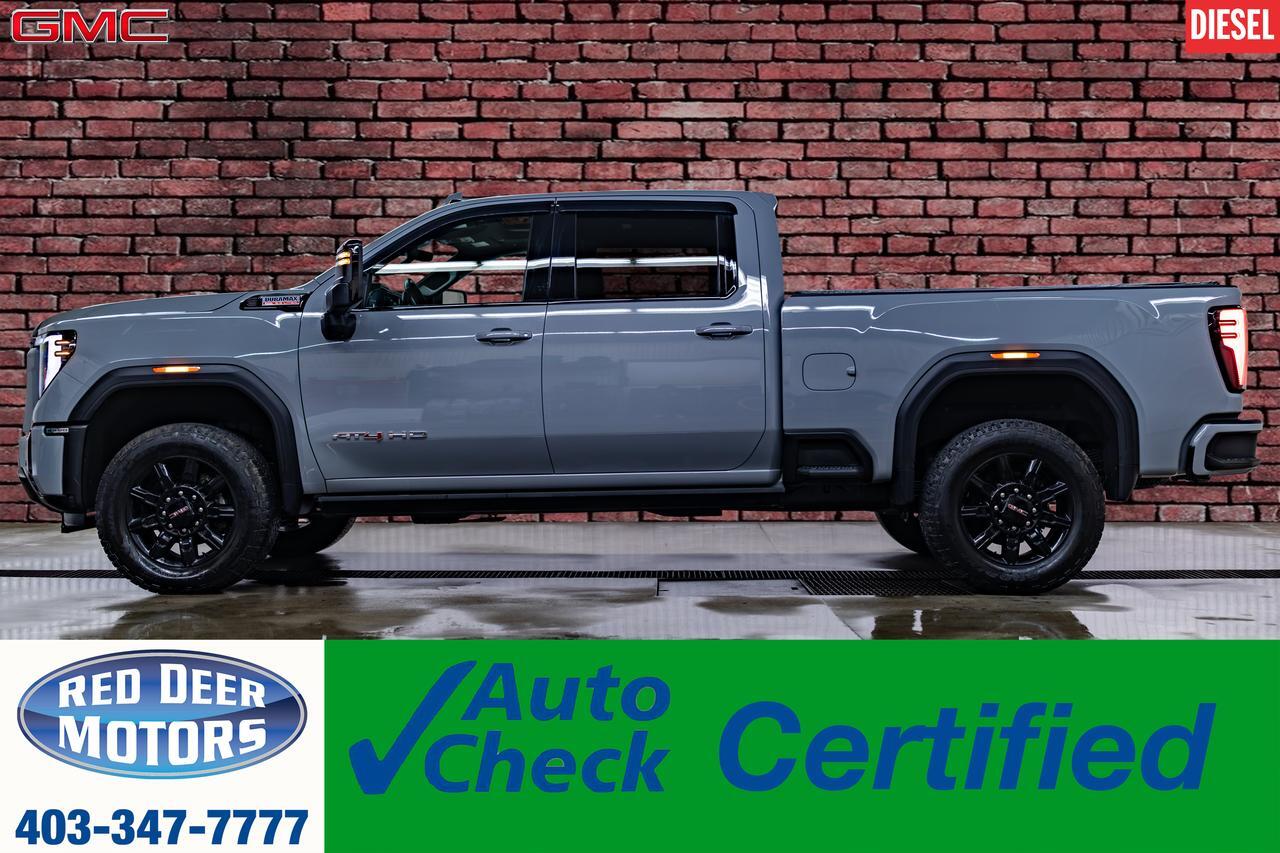 2025 GMC Sierra 2500HD 4x4 Crew Cab AT4 Diesel Leather Roof Nav BCam